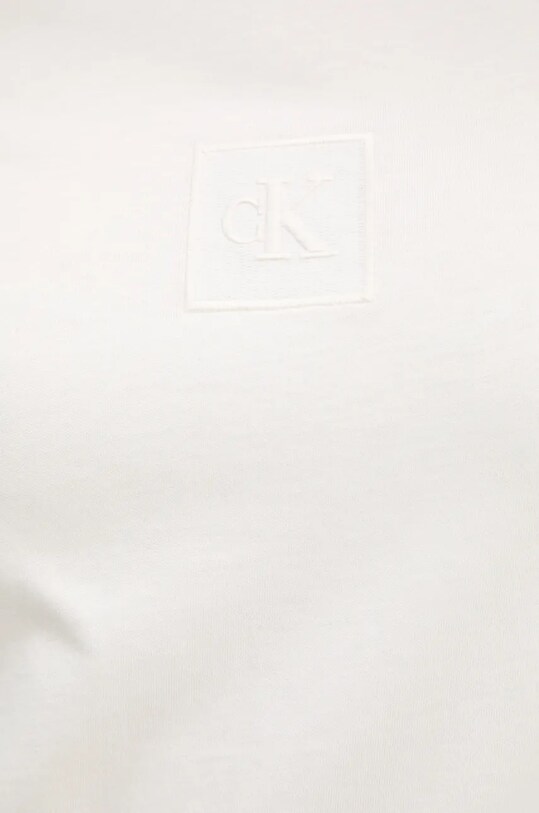 Бавовняна футболка Calvin Klein Jeans J20J224253 бежевий