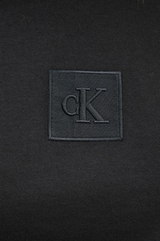 Хлопковая футболка Calvin Klein Jeans J20J224253 чёрный