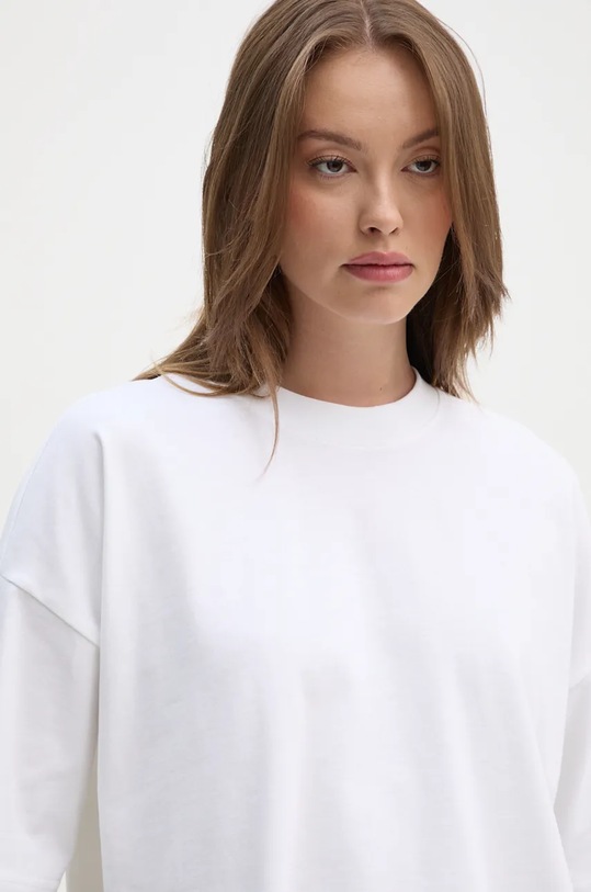 Памучна тениска Calvin Klein Jeans J20J224921 бял