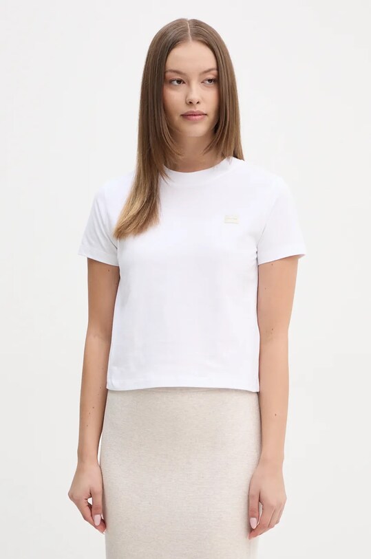 Бавовняна футболка Calvin Klein Jeans бавовна білий J20J224202