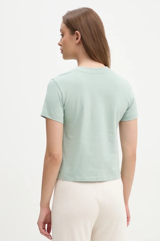 Ρούχα Βαμβακερό μπλουζάκι Calvin Klein Jeans J20J224202 πράσινο
