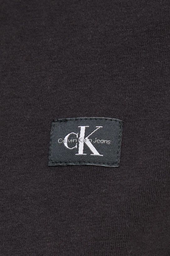 Бавовняна футболка Calvin Klein Jeans J20J224202 чорний