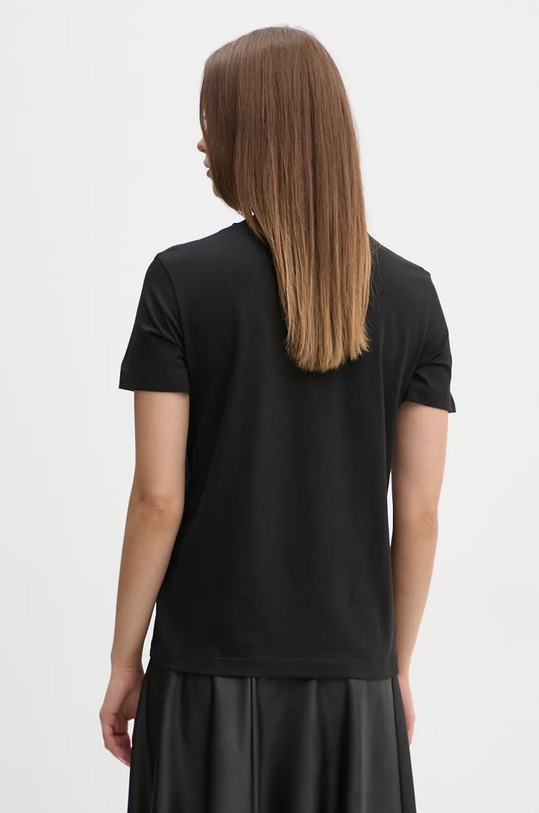 Дрехи Памучна тениска Calvin Klein Jeans J20J224439 черен