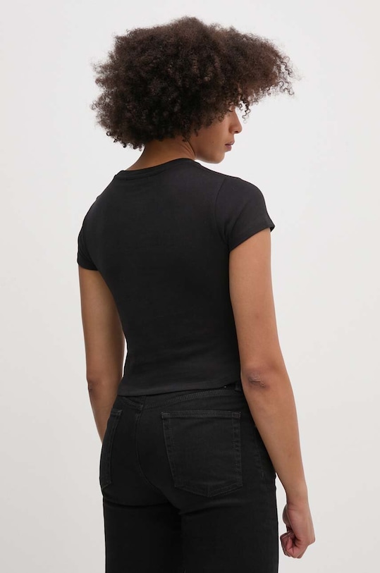 Одежда Хлопковая футболка Calvin Klein Jeans J20J224654 чёрный