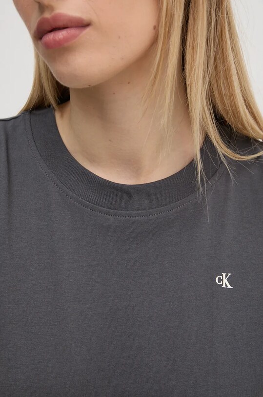 Tričko Calvin Klein Jeans J20J225391 šedá