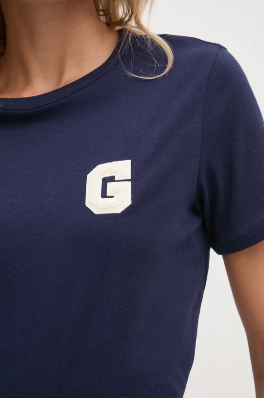 Gant t-shirt bawełniany 4201241 granatowy