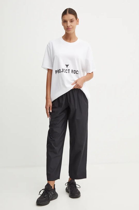 Tričko Under Armour Project Rock 1386440 biela AW24