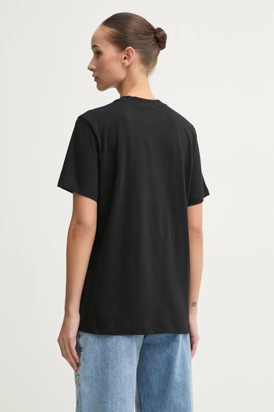 Odzież MSGM t-shirt bawełniany 3742MDM109.247798 czarny