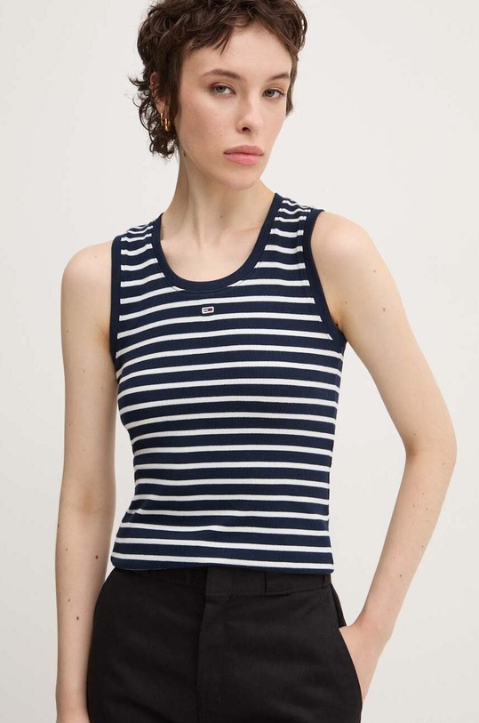 Tommy Jeans top granatowy DW0DW19816