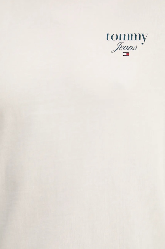 Tommy Jeans tricou din bumbac DW0DW18786 bej