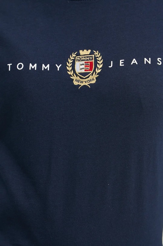 Tommy Jeans t-shirt bawełniany DW0DW18795 granatowy