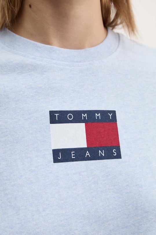 Tommy Jeans tricou din bumbac DW0DW18796 albastru