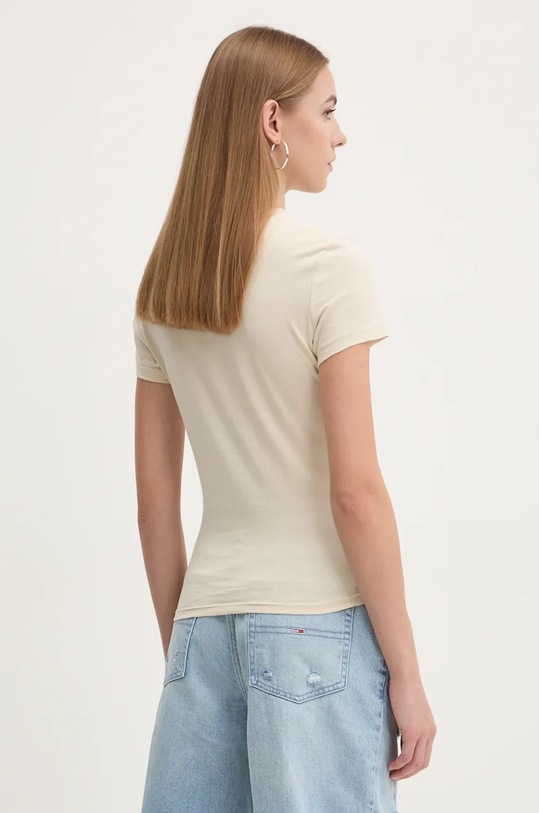 Одяг Бавовняна футболка Tommy Jeans DW0DW18800 бежевий