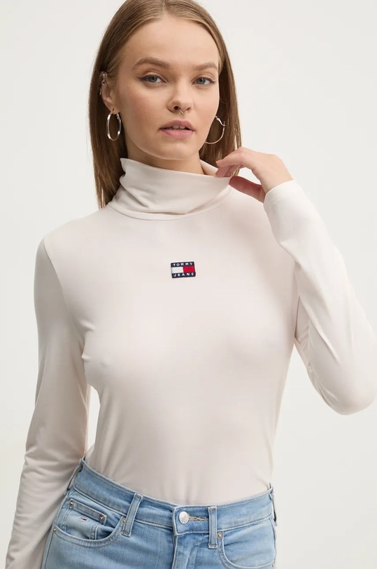 Лонгслів Tommy Jeans DW0DW18806 бежевий