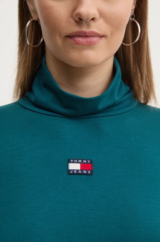 Longsleeve Tommy Jeans DW0DW18806 τιρκουάζ
