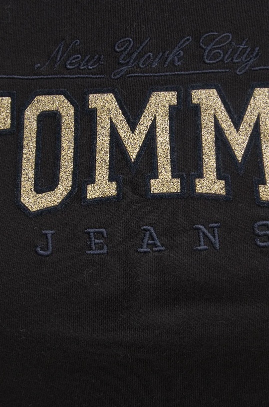 Бавовняна футболка Tommy Jeans DW0DW19844 чорний