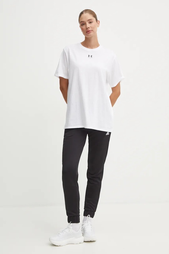 Under Armour t-shirt Campus 1387193 biały AW24