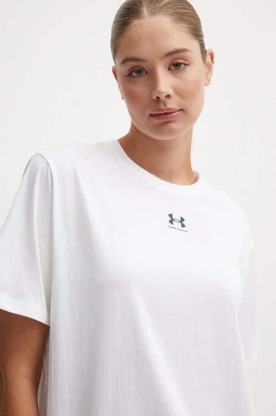 Under Armour t-shirt Campus biały 1387193