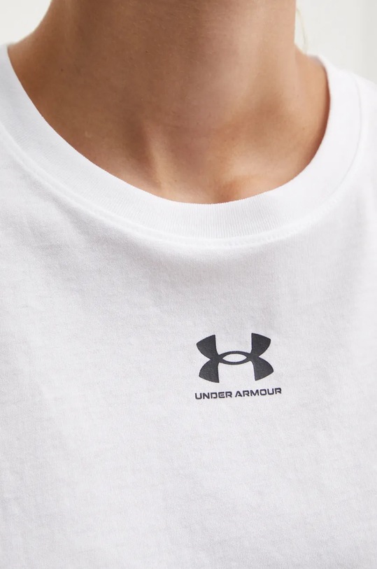 Under Armour t-shirt Campus 1387193 biały