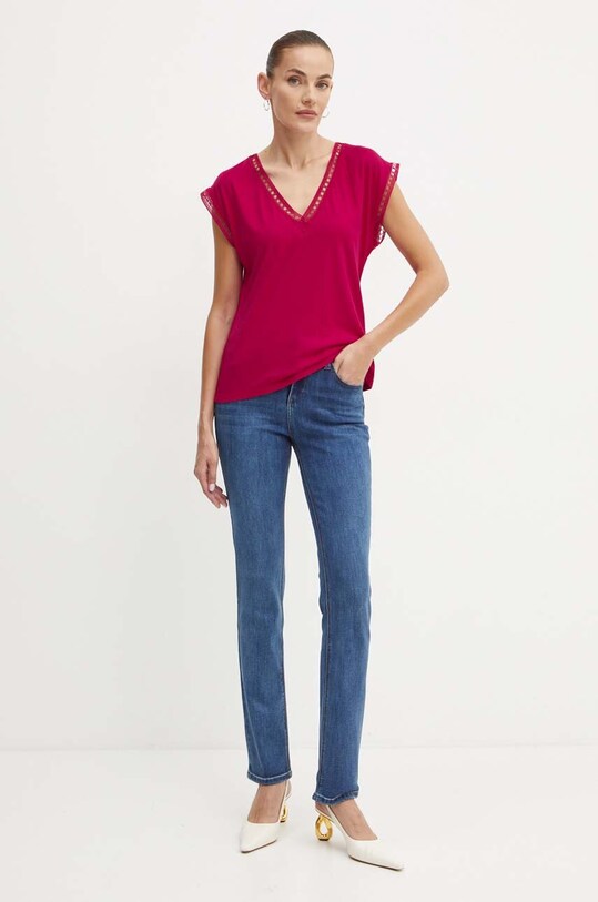 Футболка Morgan DOYAL DOYAL розовый SS25