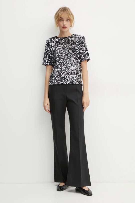 Футболка Morgan DYNE DYNE чорний AW24