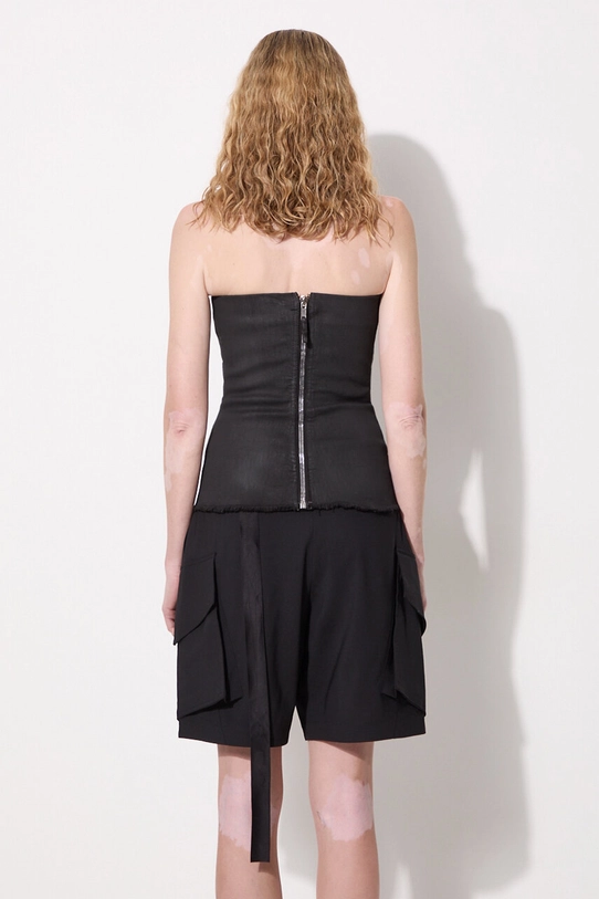 Abbigliamento Rick Owens top jeans Bustier DS02D2127.SBW nero