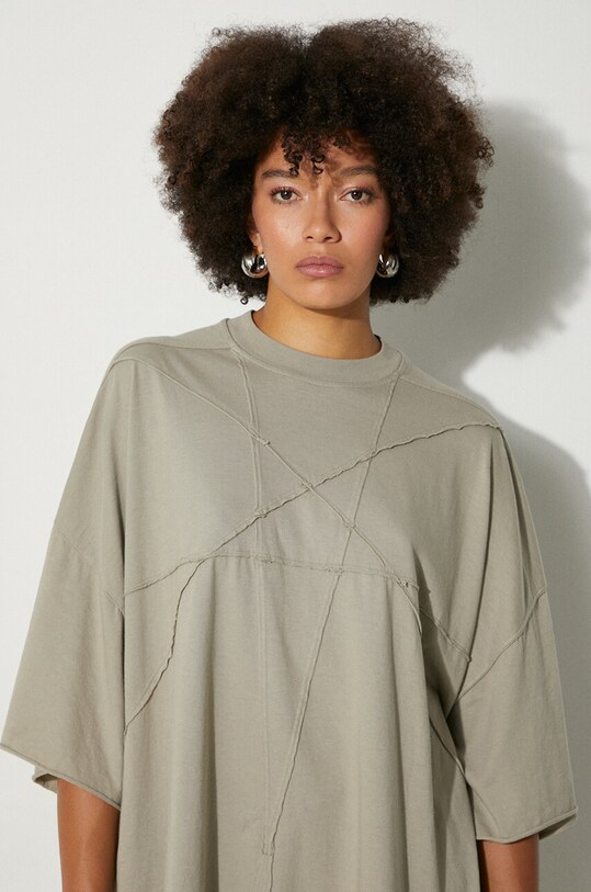 Bavlnené tričko Rick Owens Tommy T DS02D2209.RNET1 béžová