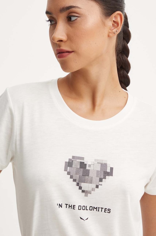 Спортивная футболка Salewa Pure Heart бежевый 00.0000028638