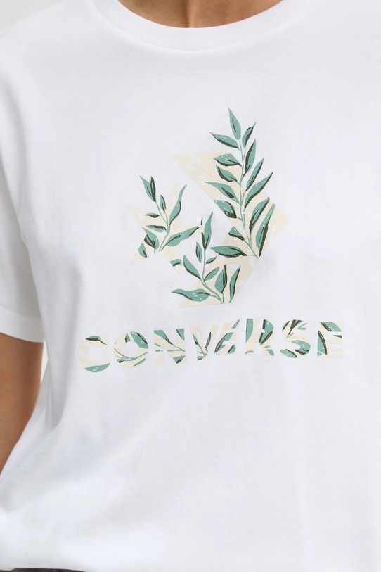 Converse t-shirt in cotone 10026755.A01 beige