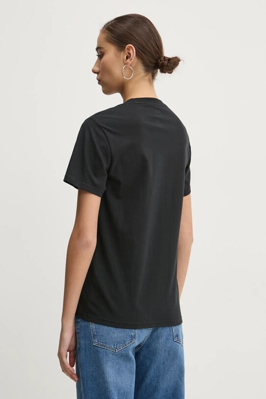 Converse t-shirt in cotone 10026756.A02 nero AW24