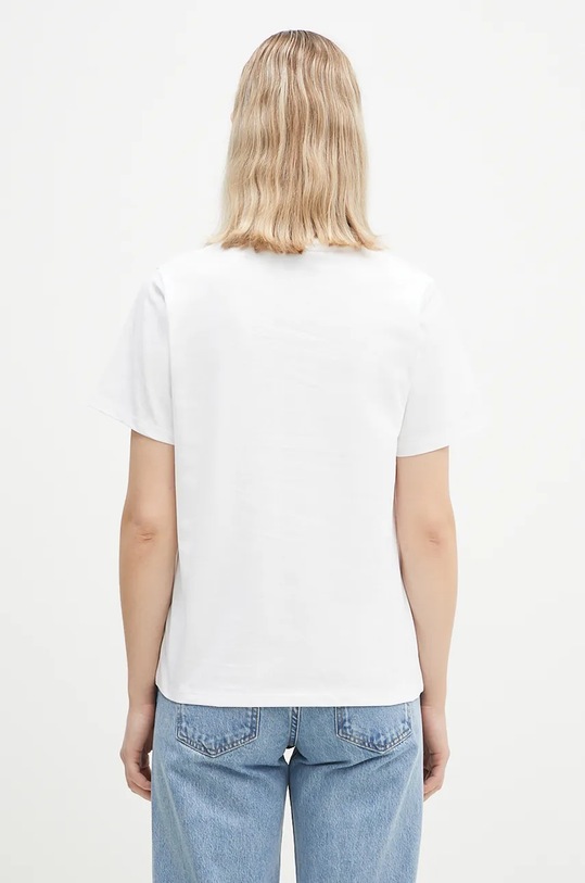 Oblečení Bavlněné tričko Coperni Logo Boxy COPJS03504 bílá