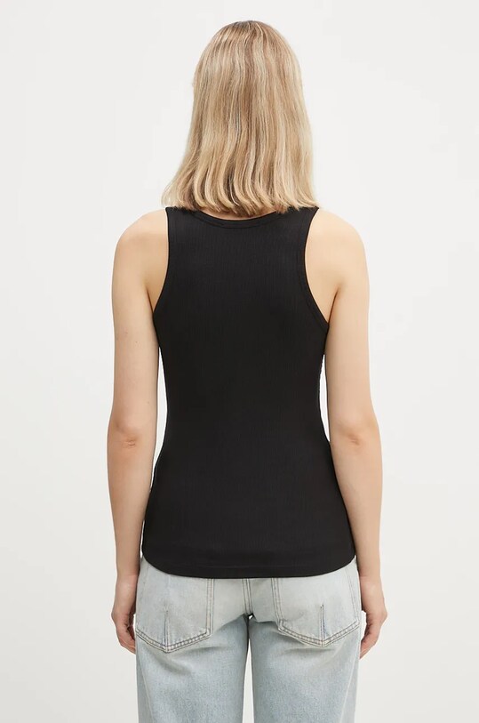 Clothing Coperni top Rib Logo Tank Top COPJS12F5006 black
