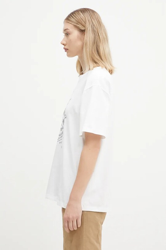 Хлопковая футболка Carhartt WIP S/S Pepe Sad Cowboy I034003.00AXX белый AW24