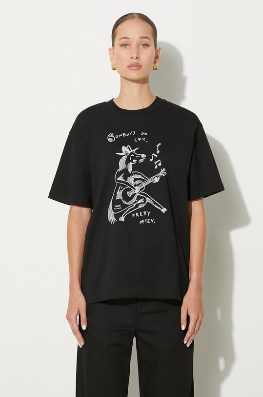 Carhartt WIP t-shirt bawełniany S/S Pepe Sad Cowboy