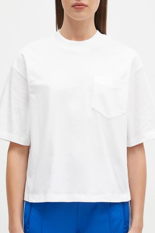 Pamučna majica Carhartt WIP S/S Colburn bijela I034308.02XX