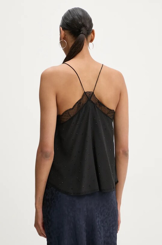 Îmbrăcăminte ZADIG&VOLTAIRE bluza de matase WWCR00247 negru