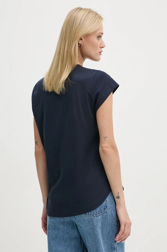 Odzież ZADIG&VOLTAIRE t-shirt bawełniany JWTS01683 granatowy