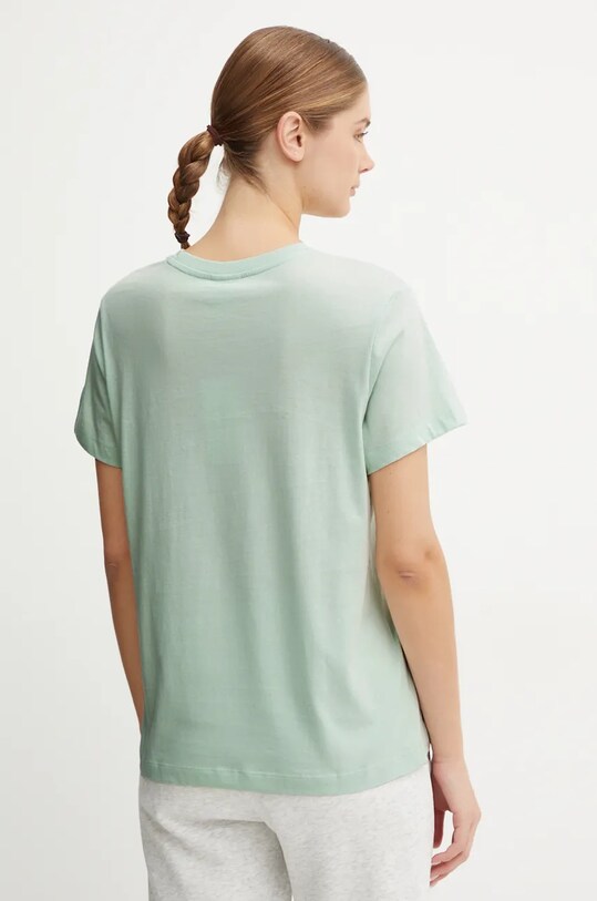 Champion tricou din bumbac 117650 verde AW24