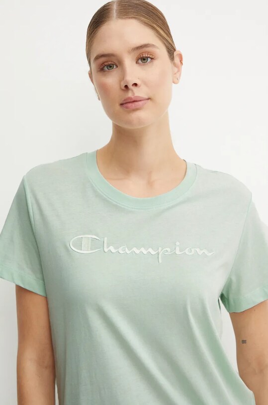 Îmbrăcăminte Champion tricou din bumbac 117650 verde