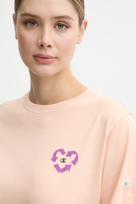 Champion tricou din bumbac portocaliu 117497