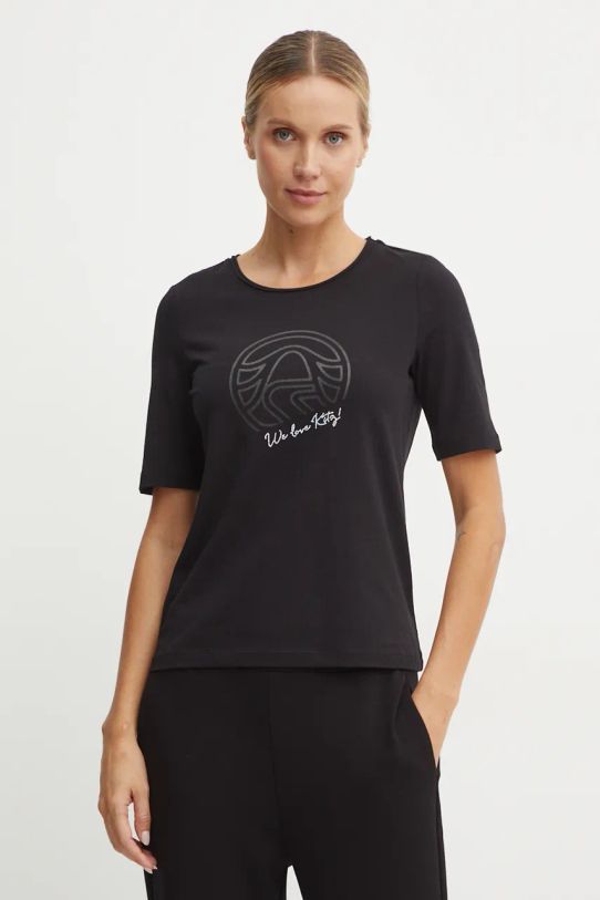 Sportalm t-shirt 1812524705 czarny AW24