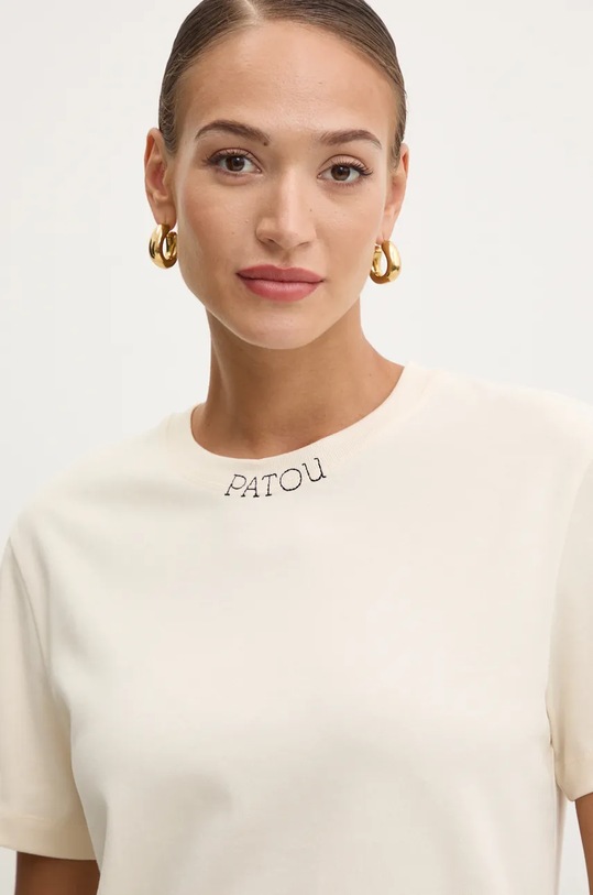 Pamučna majica Patou bež JE1259990