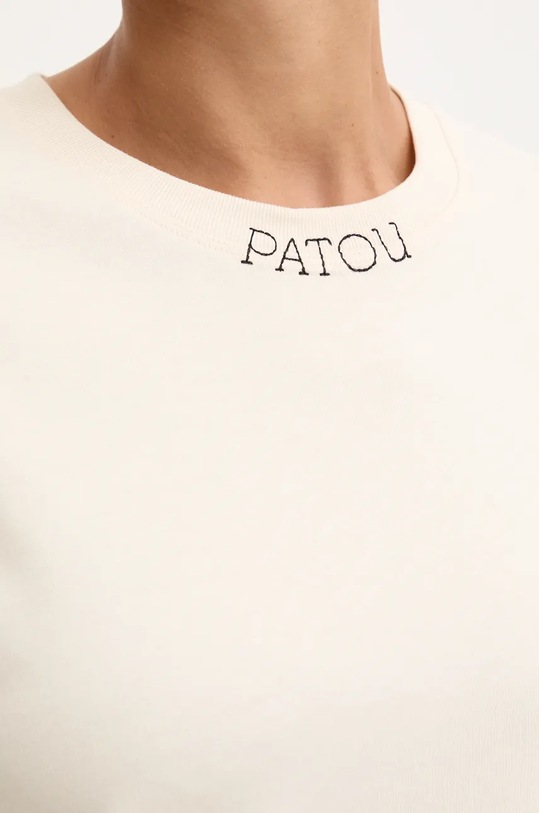 Pamučna majica Patou JE1259990 bež