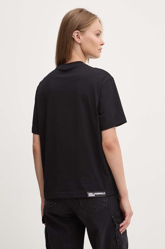 Odzież Karl Lagerfeld Jeans t-shirt bawełniany 246J1701 czarny