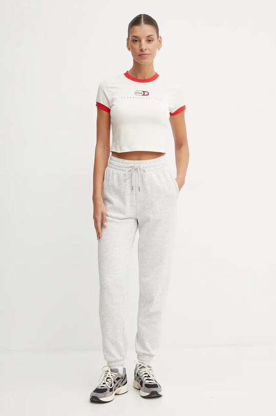 Футболка Fila Luverne FAW0913 бежевый AW24