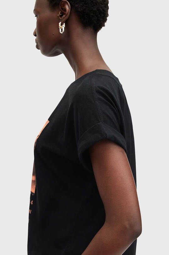 Odzież AllSaints t-shirt bawełniany LIBERTE IMO BOY TEE W103JB czarny