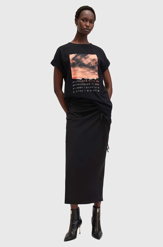 AllSaints t-shirt bawełniany LIBERTE IMO BOY TEE W103JB