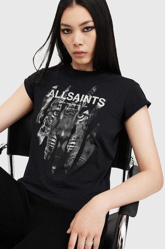 Bavlněné tričko AllSaints RIPROAR W183JB