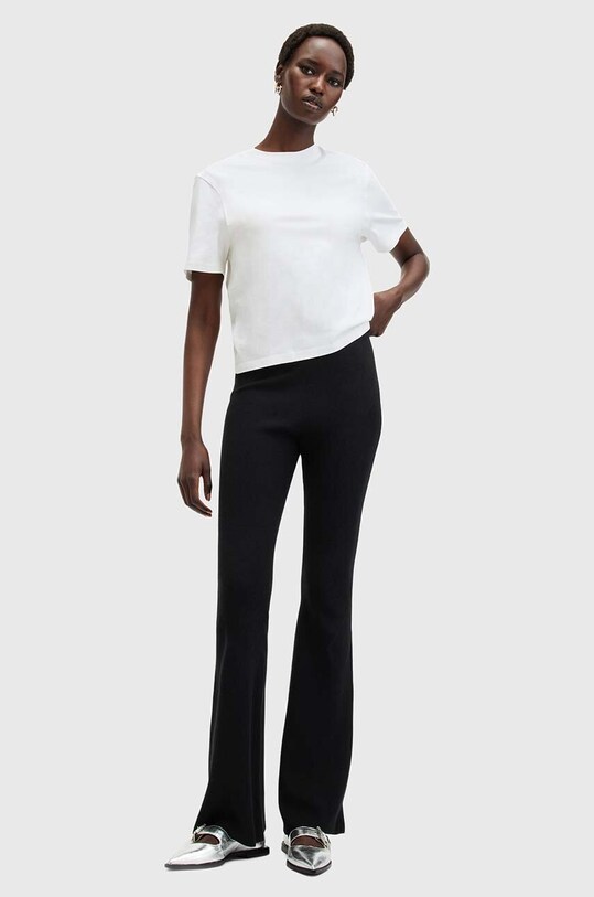 Хлопковая футболка AllSaints HOLLI белый W187JB