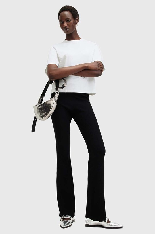 Хлопковая футболка AllSaints HOLLI W187JB белый